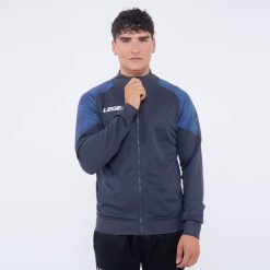 Oversize kurtka sportowa z zamkiem MANILA. Niebieskie kurtki treningowe męskie Legea, xl, bez wzorów, do biegania. Za 112.00 zł.