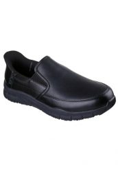 Buty SKECHERS NAMPA BROXTIN Czarny. Czarne buty trekkingowe męskie Skechers, z materiału, bez zapięcia, trekkingowe. Za 283.99 zł.