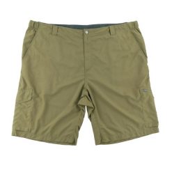 Second life - Spodenki męskie cargo W48 Columbia - Jak nowy. Zielone szorty męskie Columbia, z materiału, bez kołnierzyka. Za 106.46 zł.