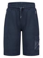Geographical Norway Bermudy dresowe "Ponclav" w kolorze granatowym rozmiar: XL. Niebieskie szorty męskie Geographical Norway, bez wzorów, z dresówki. Za 114.95 zł.
