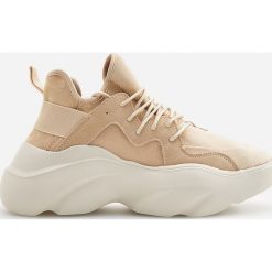 Sportowe buty na grubej podeszwie - Beżowy. Brązowe buty sportowe na co dzień damskie Reserved, bez wzorów. Za 199.99 zł.