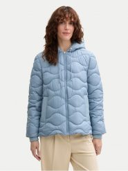 Tom Tailor Kurtka puchowa 1044399 Błękitny Regular Fit. Niebieskie kurtki damskie Tom Tailor, s, bez wzorów, z puchu, bez kaptura. Za 459.99 zł.
