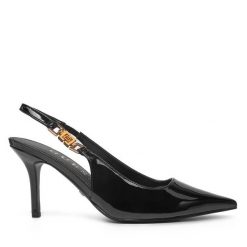 Szpilki Guess. Czarne szpilki Guess, z aplikacjami, bez obcasa. Za 359.99 zł.