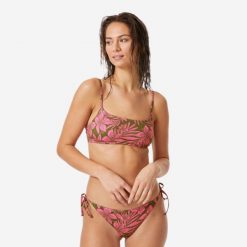 Góra kostiumu kąpielowego damska Roxy. Białe bikini damskie Roxy, bez wzorów. Za 129.99 zł.