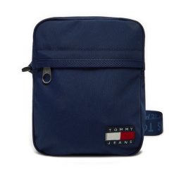 Saszetka Tommy Jeans. Niebieskie saszetki męskie Tommy Jeans, z jeansu. Za 159.99 zł.