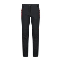 Damskie spodnie slim z softshellu CMP. Szare spodnie dresowe damskie CMP, na zimę, bez wzorów, z softshellu. Za 316.00 zł.