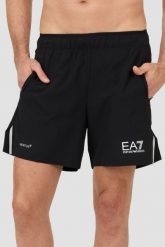 EA7 Czarne kąpielówki Bermudas. Czarne kąpielówki męskie EA7 Emporio Armani, l, bez wzorów. W wyprzedaży za 255.99 zł.