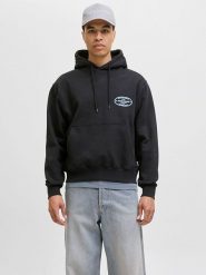 Jack & Jones Bluza w kolorze czarnym rozmiar: XXL. Czarne bluzy z kapturem męskie Jack & Jones, xxl, z bawełny. Za 118.84 zł.