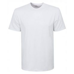 Koszulka Męska (T-Shirt) - Pako Jeans - Biała, Dekolt U-Neck (Okrągły). Białe t-shirty męskie Pako Jeans, l, bez wzorów, z bawełny, bez kołnierzyka. Za 65.00 zł.