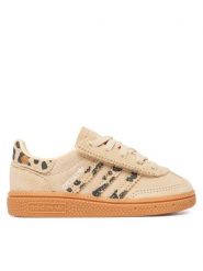 Adidas Sneakersy Handball Spezial Comfort Closure Elastic Lace LA1390 Beżowy. Brązowe buty sportowe dziewczęce Adidas, bez wzorów, ze skóry, bez zapięcia. Za 259.99 zł.