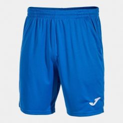 Spodenki tenisowe męskie Joma Drive. Niebieskie szorty męskie Joma, bez wzorów, z dzianiny. Za 59.99 zł.