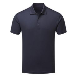 Męska Koszulka Polo Barwiona Przędzą. Niebieskie koszulki polo męskie PREMIER, m, bez wzorów, z materiału, bez ramiączek. Za 120.99 zł.