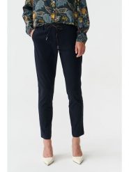 TATUUM Spodnie chino w kolorze granatowym rozmiar: 36. Niebieskie spodnie materiałowe damskie Tatuum, bez wzorów, z tkaniny. Za 150.45 zł.