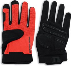 Rękawiczki Endura Loop z pełnymi palcami, CZERWONE 2XL. Czarne rękawiczki męskie ENDURA, bez wzorów, z materiału. Za 97.99 zł.