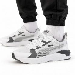 Buty męskie sneakersy sportowe Puma X-RAY 3 LT. Białe buty sportowe na co dzień męskie Puma, z dresówki, bez zapięcia, trekkingowe. Za 229.00 zł.