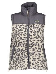 Sublevel Kamizelka pluszowa w kolorze antracytowo-kremowym rozmiar: XXL. Brązowe kamizelki damskie Sublevel, xxl. Za 130.81 zł.