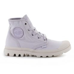 Buty Palladium Pampa Hi 92352-549-M niebieskie. Niebieskie buty sportowe na co dzień damskie bez wzorów, z gumy. Za 503.88 zł.