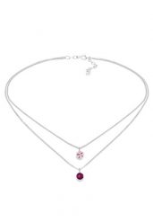 Elli Damska powłoka Choker Crystals Round z 925 sztuk srebra próby 925 szterlingów Naszyjniki 1 ct Damski. Białe naszyjniki damskie Elli, srebrne. Za 283.99 zł.