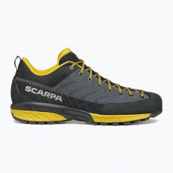 Buty podejściowe męskie SCARPA Mescalito Planetcurry. Szare buty trekkingowe męskie Scarpa, z materiału, bez zapięcia, trekkingowe. Za 689.99 zł.