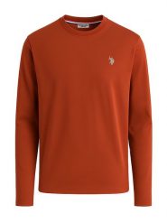 U.S. Polo Assn. Koszulka w kolorze brązowoczerwonym rozmiar: L. Brązowe koszulki polo męskie U.S. Polo Assn., l, bez wzorów, z bawełny, bez ramiączek. Za 135.49 zł.