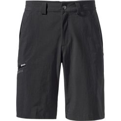 Spodenki męskie Farley Stretch Bermuda II. Czarne szorty męskie Vaude, z materiału, bez kołnierzyka. Za 389.00 zł.
