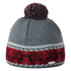 Czapka Kids Pampero szaro-czerwona r. 56 (215340356). Czerwone czapki dziecięce VIKING, bez wzorów. Za 99.90 zł.