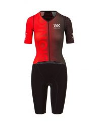 Kombinezon triathlonowy X-BIONIC DRAGONFLY TRISUIT 5G. Czarne kombinezony damskie X BIONIC, l, bez wzorów, z materiału, sportowe, bez kołnierzyka, bez ramiączek. Za 1,899.99 zł.