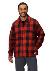 Marmot Flanelowa koszula funkcyjna "Ridgefield" w kolorze czerwonym rozmiar: S. Czerwone koszule męskie Marmot, s, bez wzorów, z materiału, bez kołnierzyka, bez ramiączek. Za 239.99 zł.