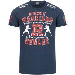 T-shirt o wąskim kroju Benlee Gymnasium. Niebieskie t-shirty męskie Benlee, m, bez wzorów, z bawełny, bez kołnierzyka. Za 170.00 zł.