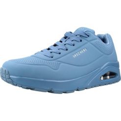 Buty SKECHERS UNO - STAND ON AIR Niebieski. Niebieskie buty fitness męskie Skechers, na fitness i siłownię. Za 283.99 zł.