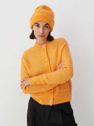 Someday Wełniana czapka w kolorze pomarańczowym rozmiar: onesize. Pomarańczowe czapki zimowe damskie Someday, z kaszmiru. Za 118.56 zł.