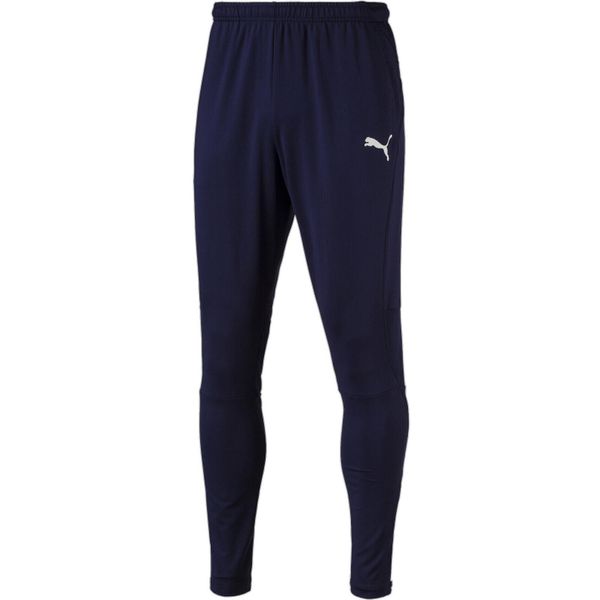 Spodnie męskie Puma Liga Pants Pro. Niebieskie spodnie materiałowe męskie Puma, bez wzorów, z poliesteru, sportowe. Za 190.00 zł.