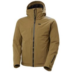 Kurtka narciarska Helly Hansen Atlas Infinity Stretch. Brązowe kurtki męskie Helly Hansen, m, bez wzorów, bez kaptura, narciarskie. W wyprzedaży za 2,559.20 zł.
