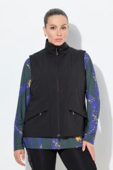 Damskie Pikowana kamizelka funkcyjna wodoodporna odblaski stójka. Czarne kamizelki damskie Ulla Popken, plus size, z materiału. Za 349.99 zł.