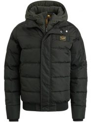 PME Legend Kurtka pikowana w kolorze czarnym rozmiar: M. Czarne kurtki męskie PME Legend, m, bez wzorów, prążkowane, bez kaptura. Za 587.41 zł.