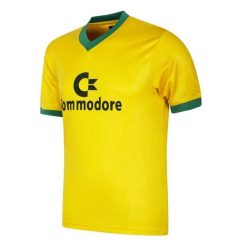 Koszulka piłkarska retro Męska Bayern Monachium 1985 – 86. Żółte t-shirty sportowe męskie COPA FOOTBALL, m, bez ramiączek, do piłki nożnej. Za 294.60 zł.