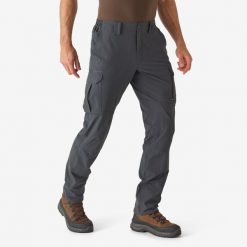Spodnie myśliwskie Solognac 500 Light. Spodnie materiałowe męskie SOLOGNAC, bez wzorów, z elastanu, sportowe. Za 129.99 zł.