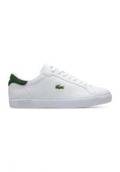 Buty męskie sportowe do chodzenia Lacoste CARNABY SET. Białe buty sportowe na co dzień męskie Lacoste, z materiału, bez zapięcia, trekkingowe. Za 399.00 zł.