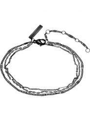 Liebeskind Bransoletka z elementami ozdobnymi rozmiar: onesize. Czarne bransoletki damskie Liebeskind, ze stali. Za 174.43 zł.
