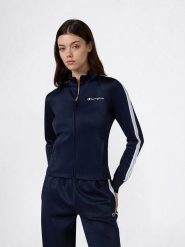 Champion Bluza w kolorze granatowym rozmiar: S. Niebieskie bluzy bez kaptura damskie CHAMPION, s, z bawełny. Za 131.12 zł.