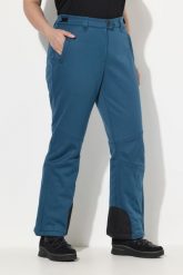 Damskie Spodnie softshell wodoodporne pasek na rzep osłona przeciwśnieżna. Czarne spodnie sportowe damskie Ulla Popken, plus size, z materiału, trekkingowe. Za 429.99 zł.