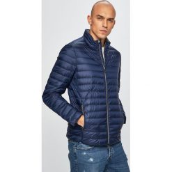 Geox - Kurtka puchowa. Niebieskie kurtki męskie Geox, m, bez wzorów, z materiału, bez kaptura. W wyprzedaży za 539.90 zł.
