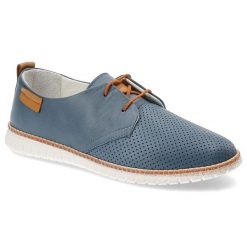 Niebieskie Półbuty Artiker Eleganckie Obuwie Damskie. Niebieskie półbuty damskie Artiker, bez wzorów, eleganckie, bez obcasa. Za 239.00 zł.