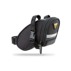 Torba na siodło Topeak Aero Wedge Pack Straps-Micro. Czarne torebki klasyczne damskie Topeak, bez wzorów, z materiału, bez dodatków. Za 83.99 zł.