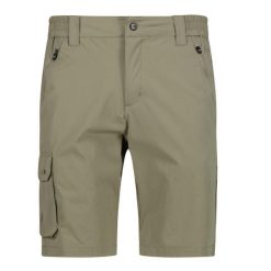 Bermudy rozciągliwe z kieszeniami cargo CMP. Brązowe szorty męskie CMP, bez wzorów, sportowe. Za 244.50 zł.