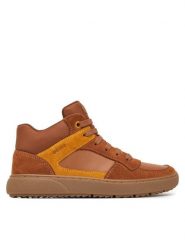 Geox Sneakersy J Theleven Boy J46LDC 05422 C6689 S Brązowy. Brązowe buty sportowe chłopięce Geox, ze skóry, bez zapięcia. Za 319.99 zł.