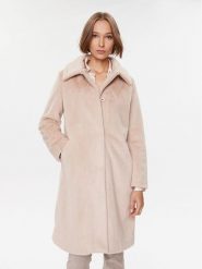 Guess Futro W2BL13 WETS0 Beżowy Regular Fit. Brązowe futra damskie Guess, l. Za 1,469.00 zł.