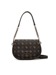 Guess Torebka Emelie Logo HWGP99 28200 Brązowy. Brązowe torebki klasyczne damskie Guess, z aplikacjami, ze skóry, bez dodatków. Za 659.99 zł.