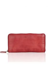 Bellicci Skórzany portfel "Chalice" w kolorze brązowym - 19 x 10 x 3 cm rozmiar: onesize. Brązowe portfele damskie Bellicci, bez wzorów, z materiału. Za 160.96 zł.