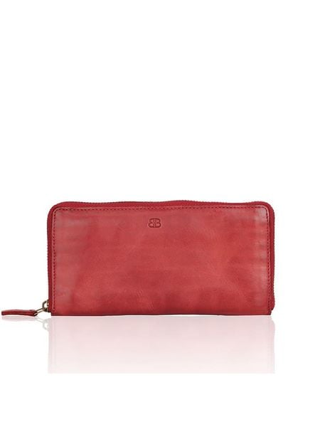 Bellicci Skórzany portfel "Chalice" w kolorze brązowym - 19 x 10 x 3 cm rozmiar: onesize. Brązowe portfele damskie Bellicci, bez wzorów, z materiału. Za 160.96 zł.